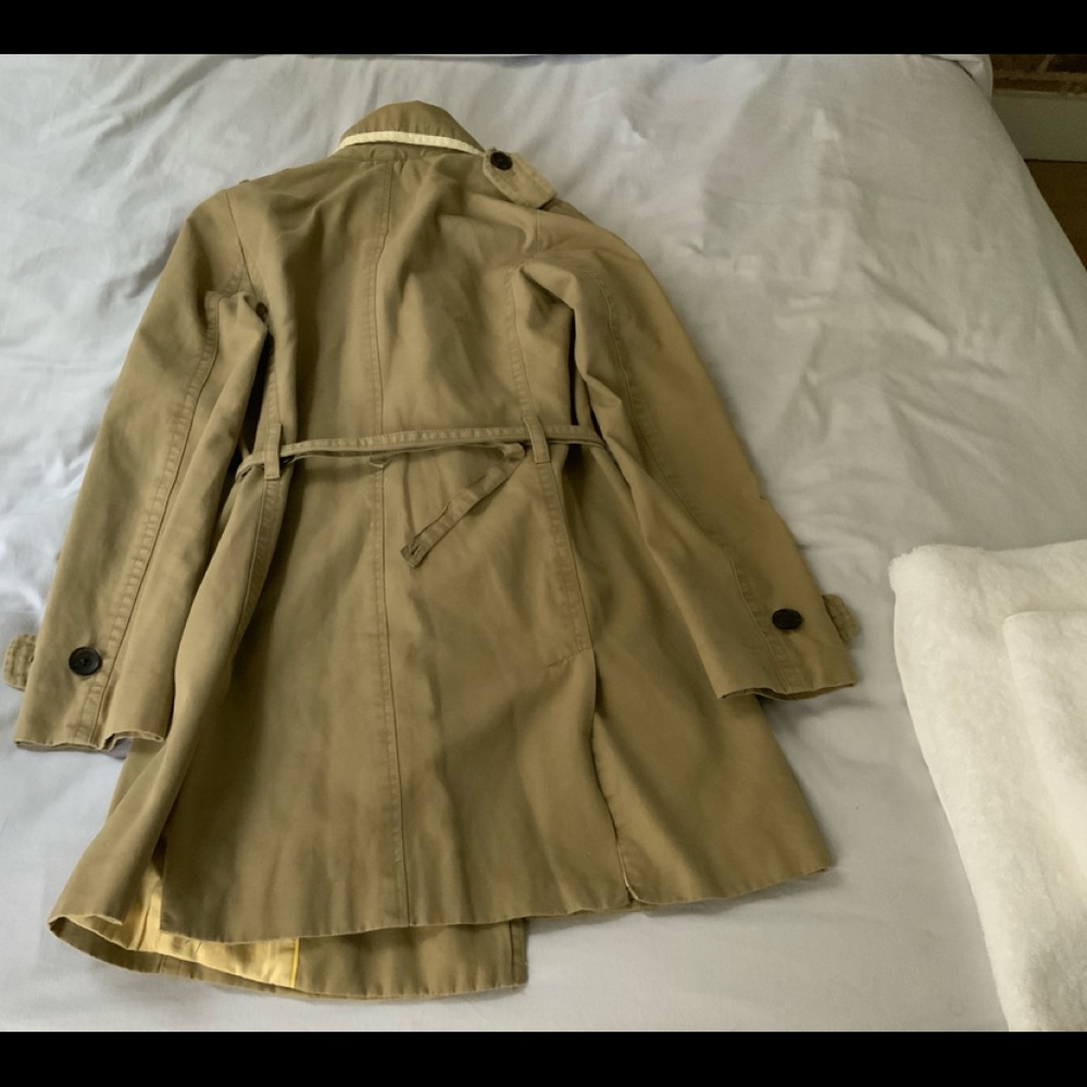 Gap Tranch Coat Tan Size XS - Picture 5 of 6